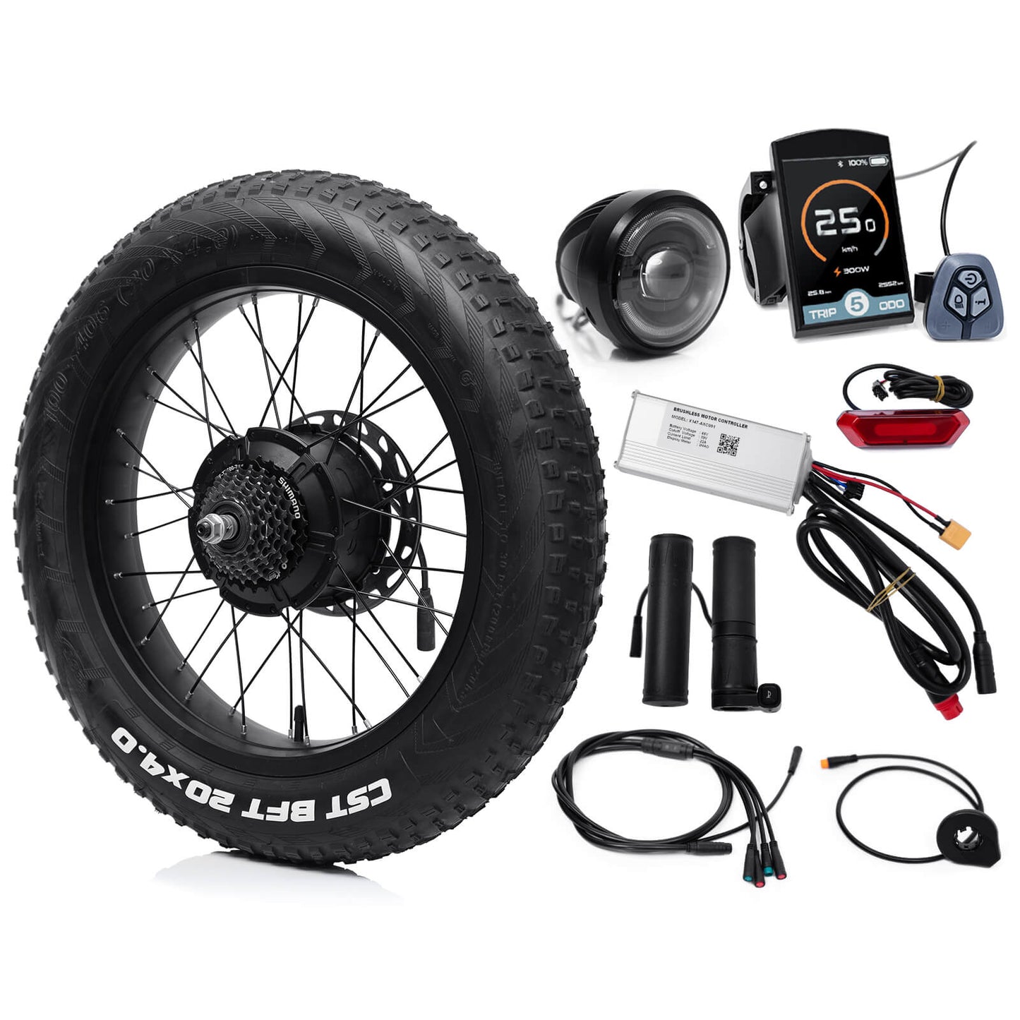 48V 1500W Geared Ebike Conversion Kits