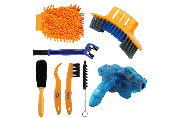 8 Pack Bike Cleaning Tools Set