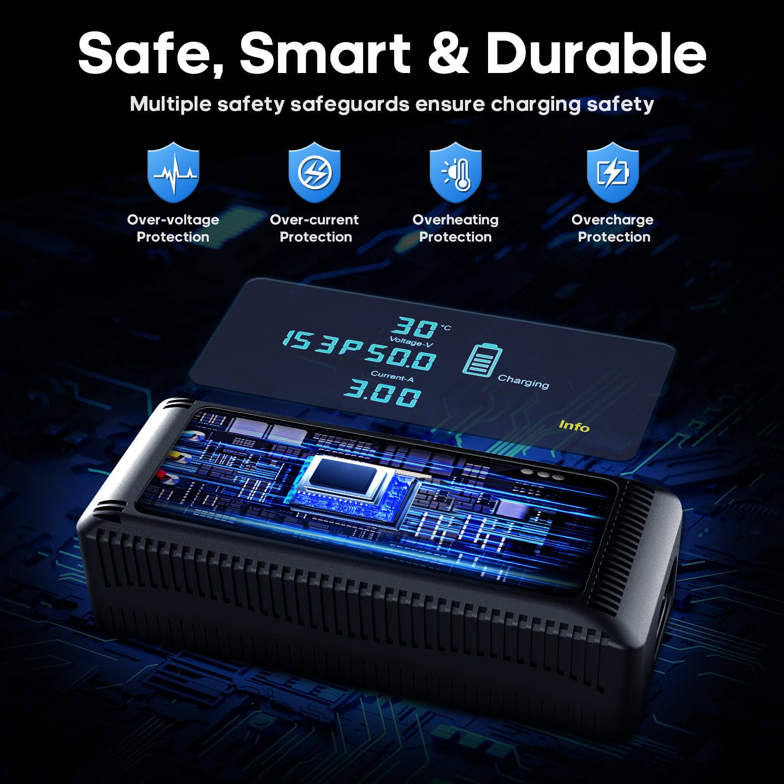 Universal E-bike/Scooter Advanced Smart Charger-2