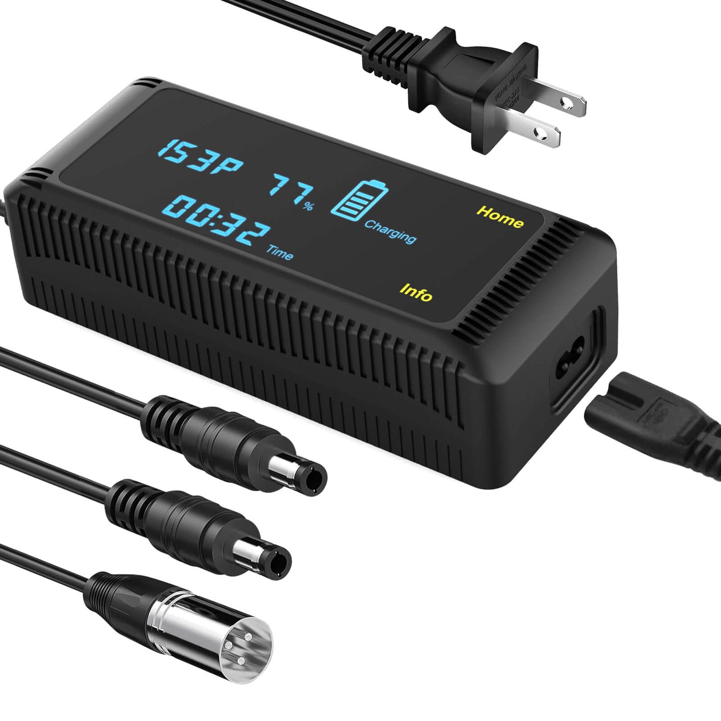 Touch Screen AC/DC E-bike/Scooter Advanced Smart Charger