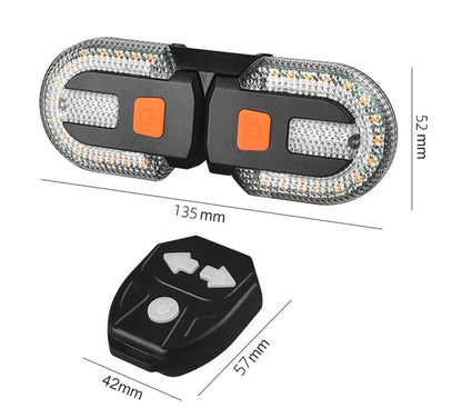 USB Wireless Charging Remote Control Turn Tail Light